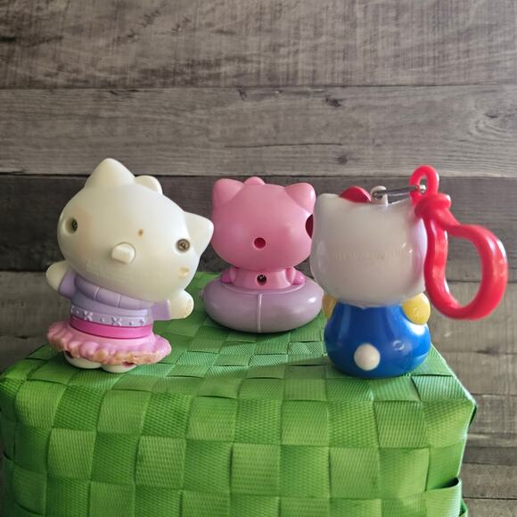 Lot of Three 2011 Sanrio Hello Kitty McDonald's Toy Candy Keychain Vintage Gift - Picture 3 of 9